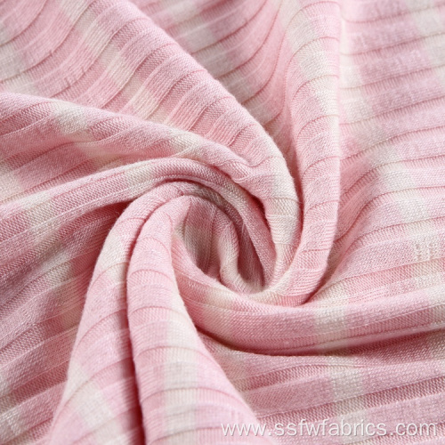 Yarn Dyed Custom Stripe Crinkle Rayon Fabric